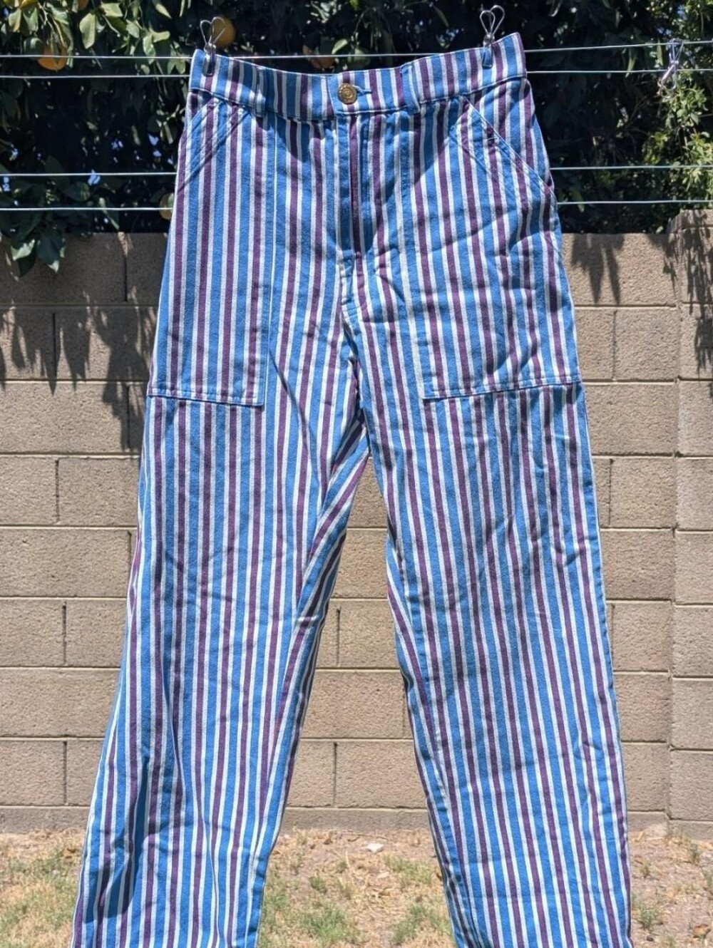 Big Bud Press Striped Work Pants - Picture 4 of 8